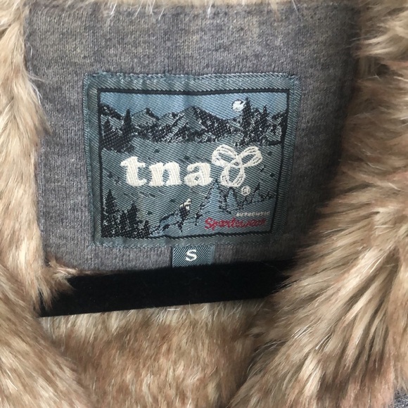 Aritzia Fur Lined Zip Up Hoodie - Picture 5 of 9